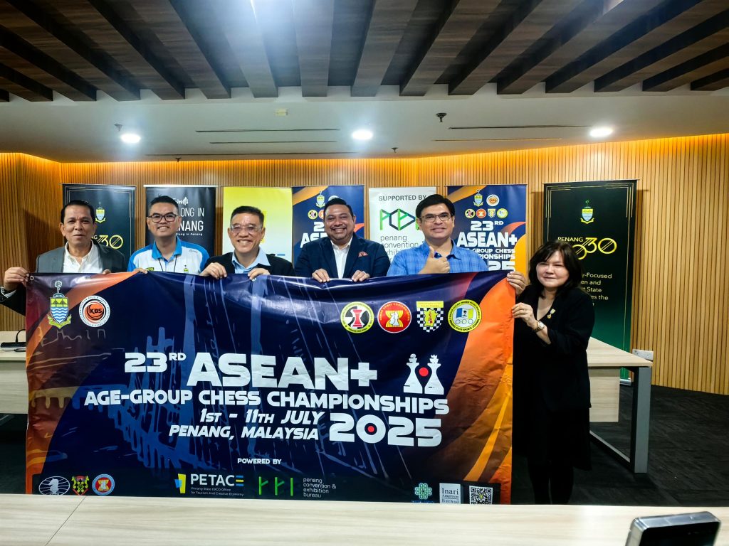 Penang is to host the 23rd ASEAN+ Age-Group Chess Championships in July 2025